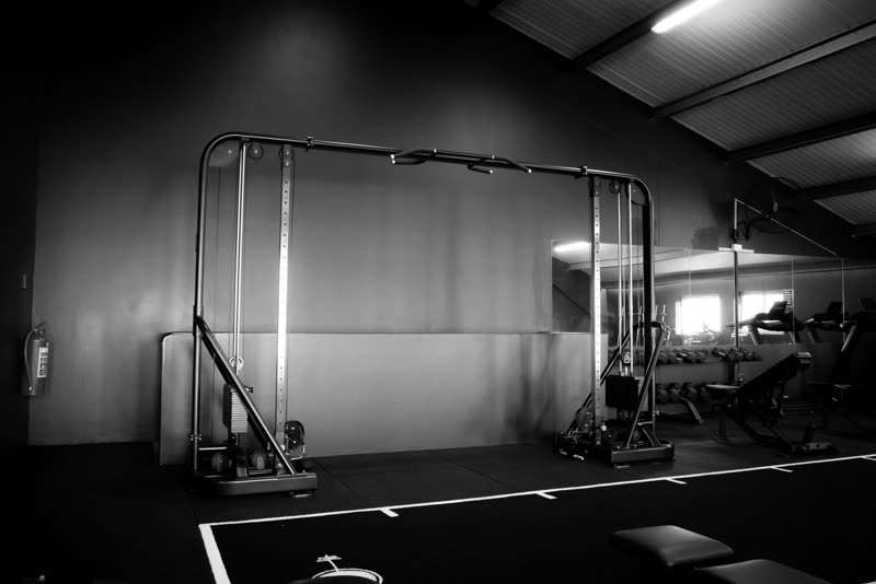 Rig and turf training area